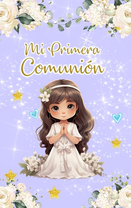 Angelita Primera Comunion Lila