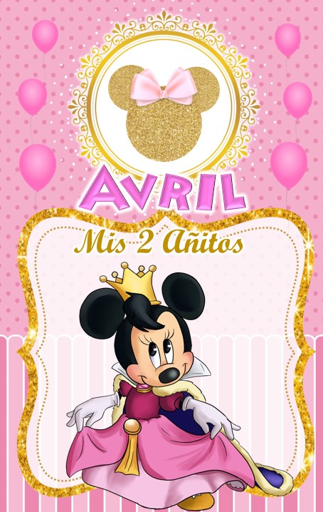 Minnie Gold Princesa