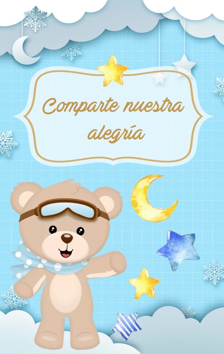 Osito Aviador Baby Shower