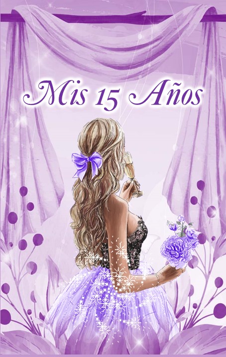 Quince years Morado lila