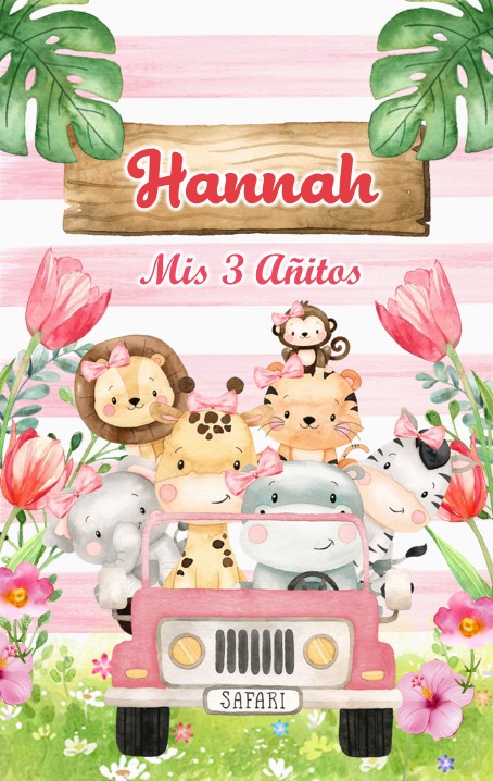 Safari Animalitos Girl